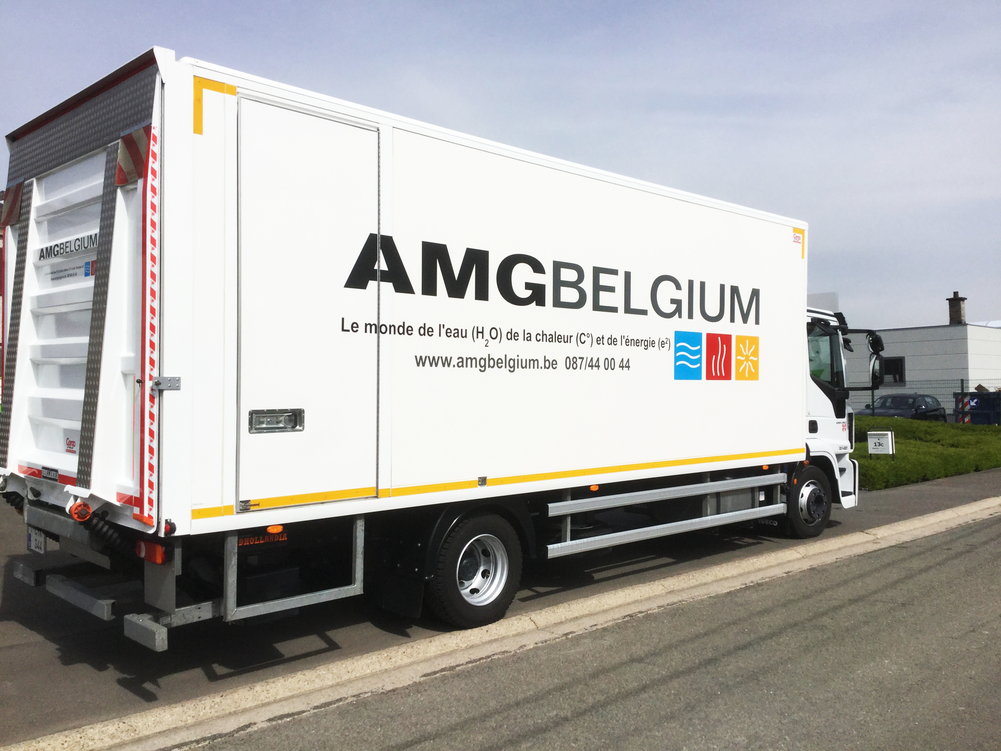 Lettrage découpe camion