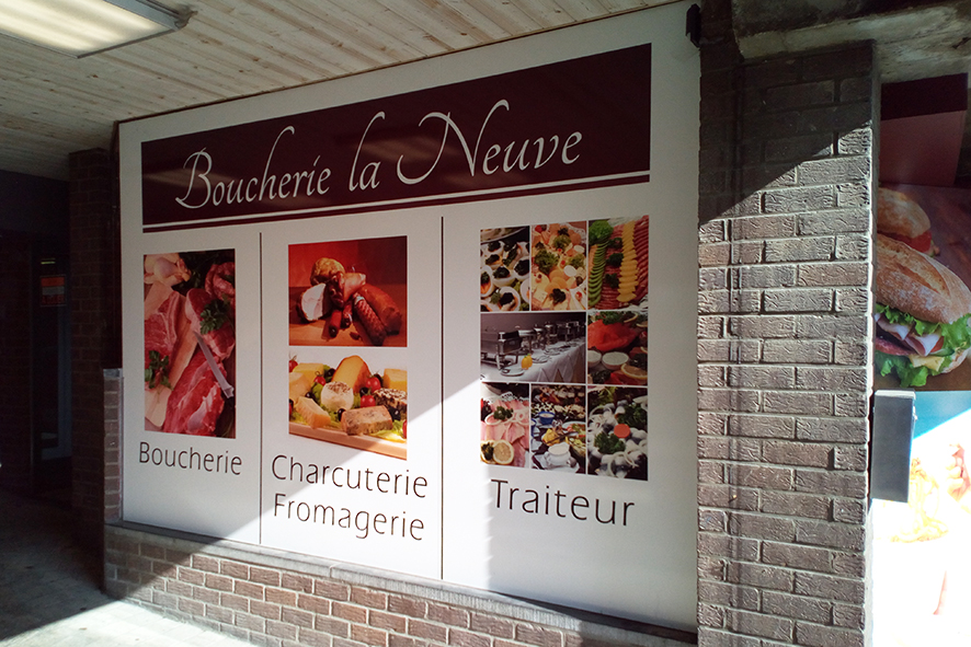 Lettrage impression digitale enseigne