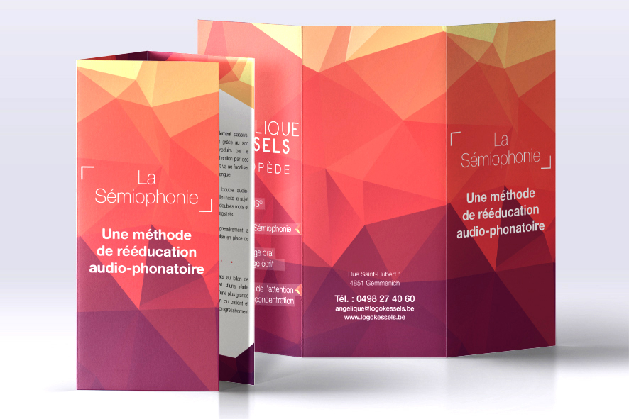 Publicité dépliant création conception