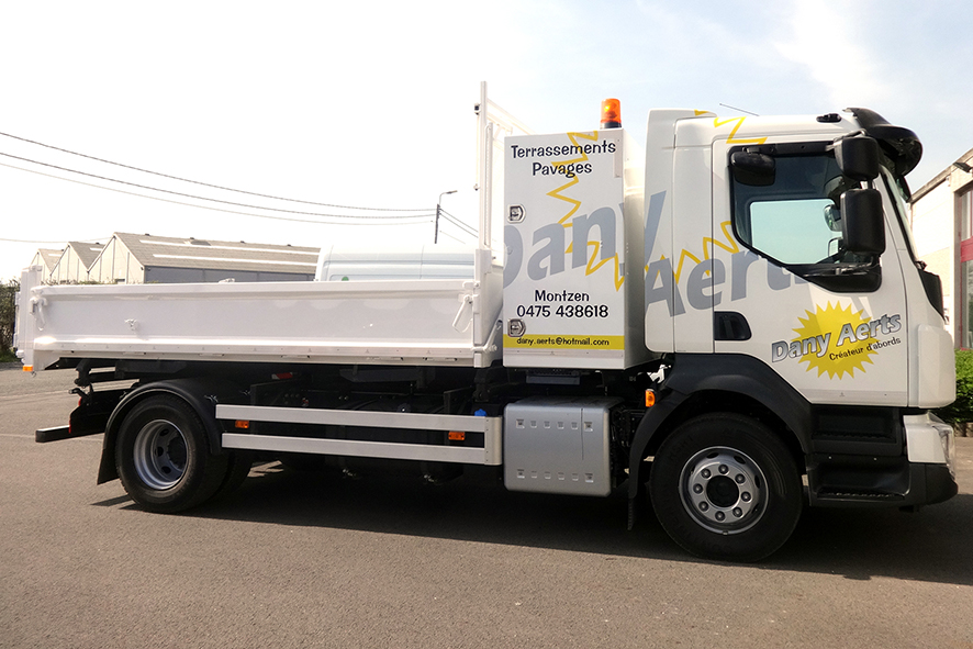 Lettrage camion