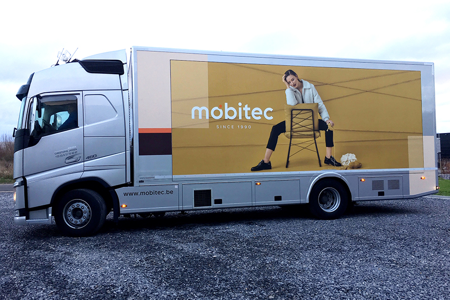 Lettrage camion impression digitale