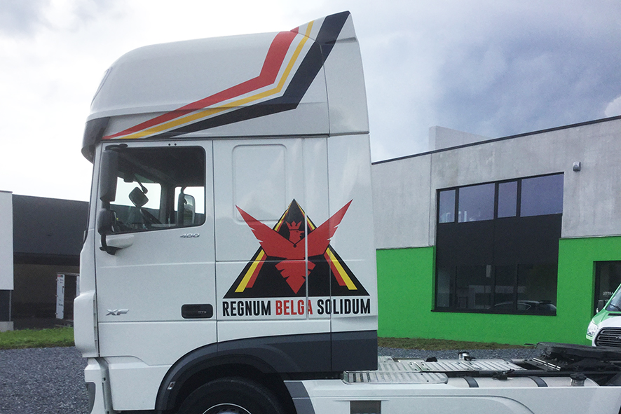 Lettrage camion