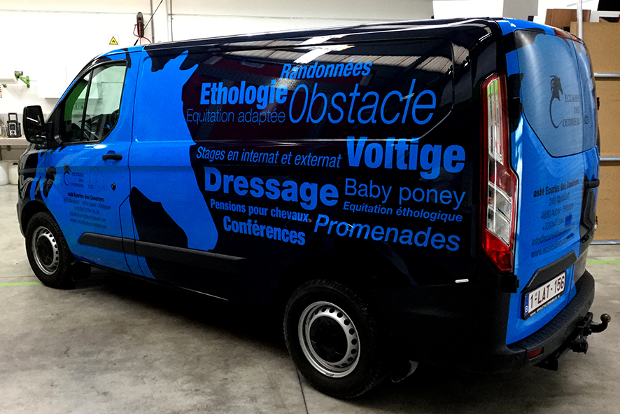 Lettrage camionnette