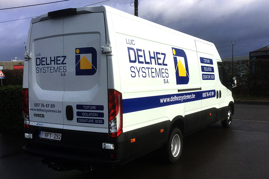 Lettrage camionnette