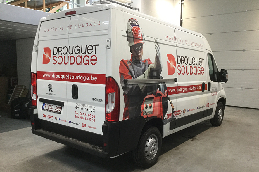 Lettrage camionnette