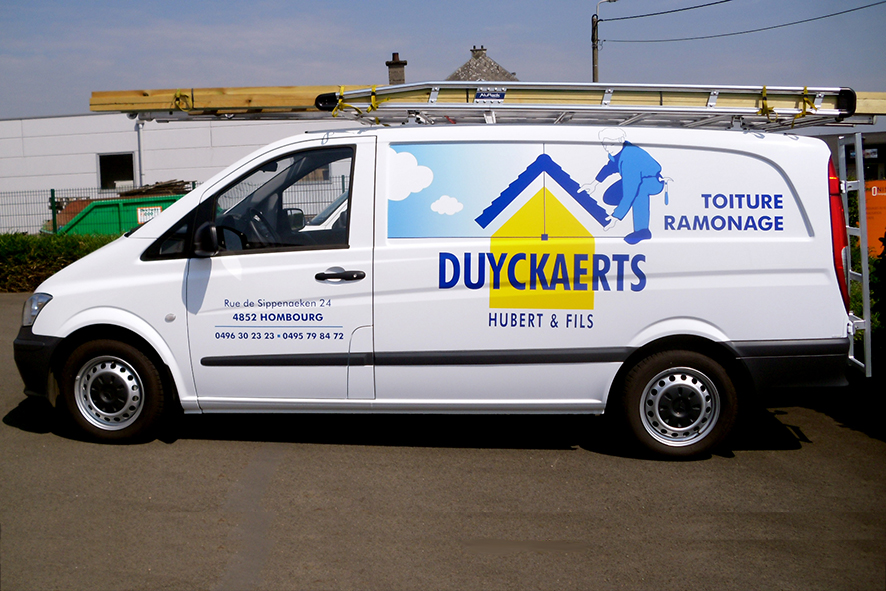 Lettrage camionnette