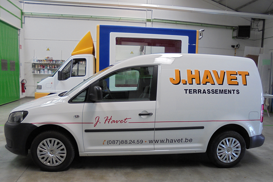 Lettrage camionnette