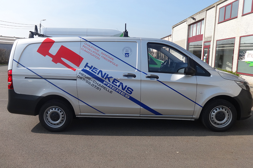 Lettrage camionnette
