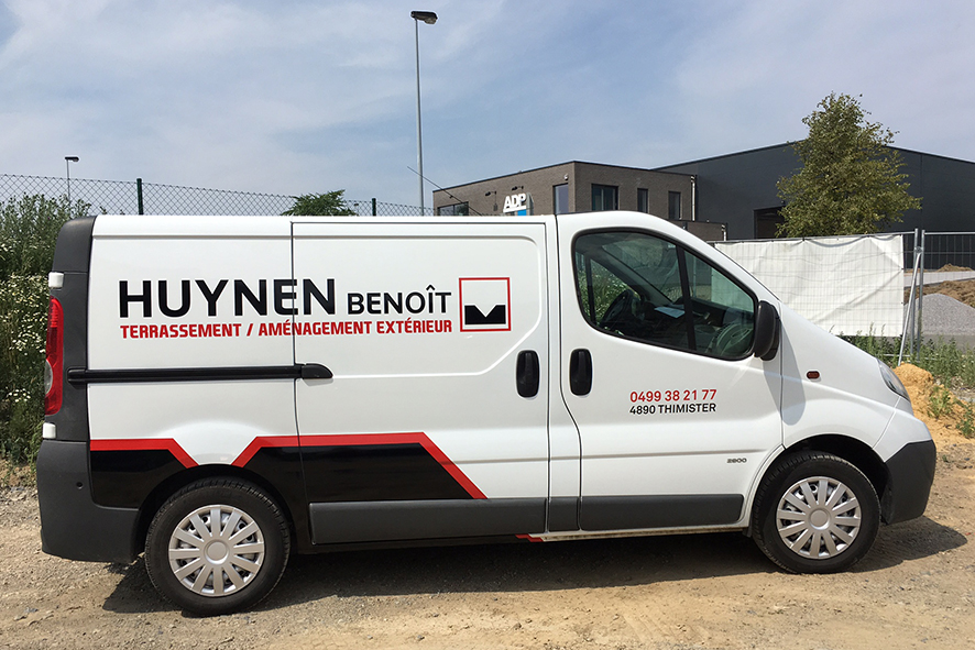 Lettrage camionnette