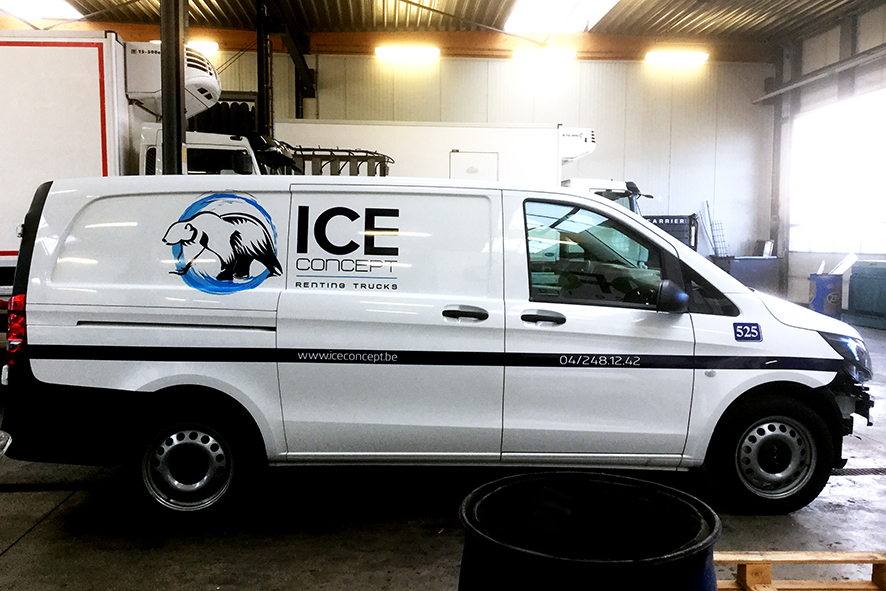 Lettrage camionnette
