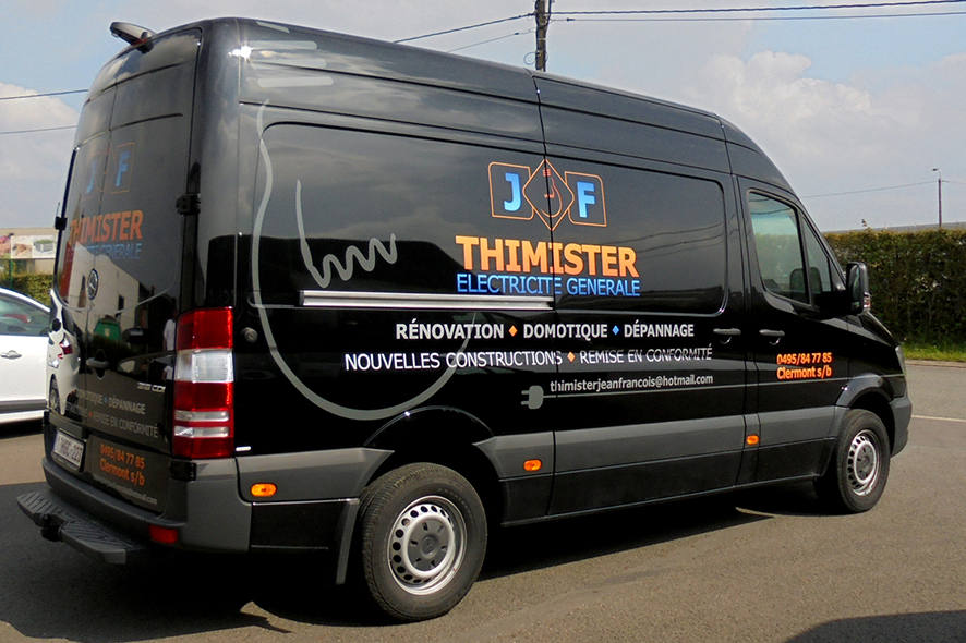 Lettrage camionnette
