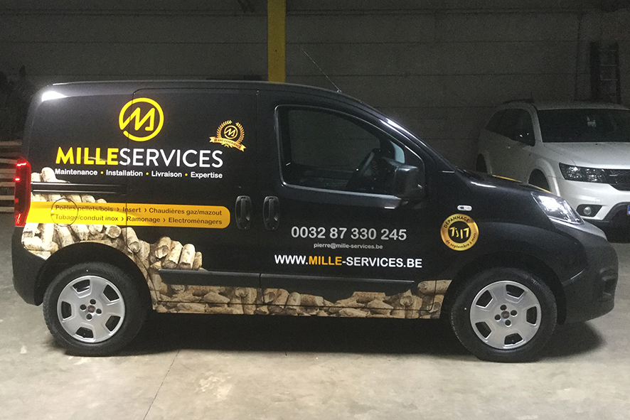 Lettrage camionnette