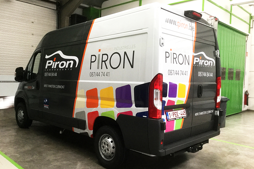 Lettrage camionnette
