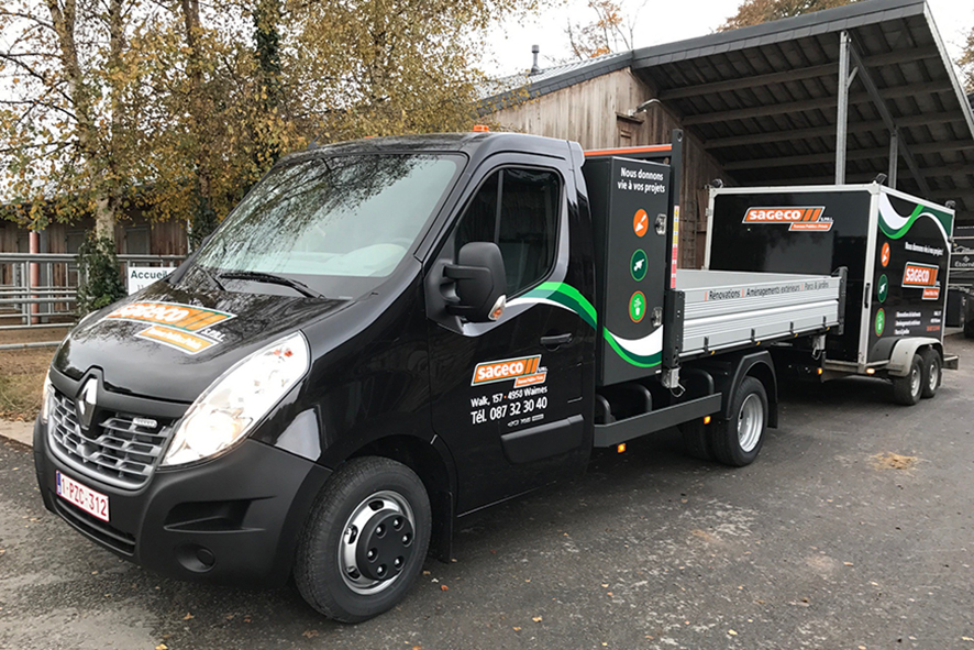 Lettrage camionnette