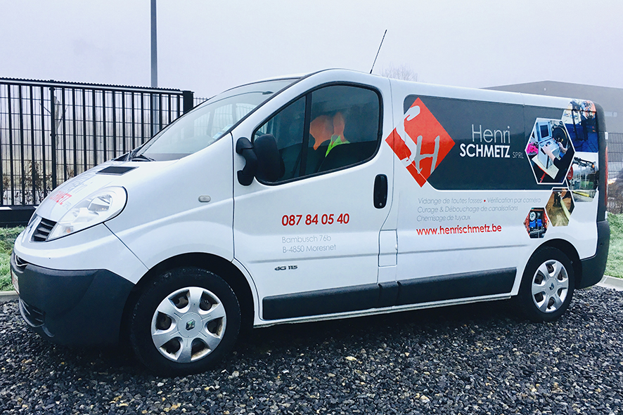 Lettrage camionnette