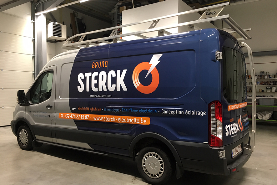 Lettrage camionnette