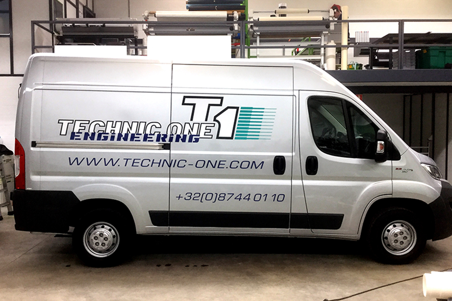 Lettrage camionnette