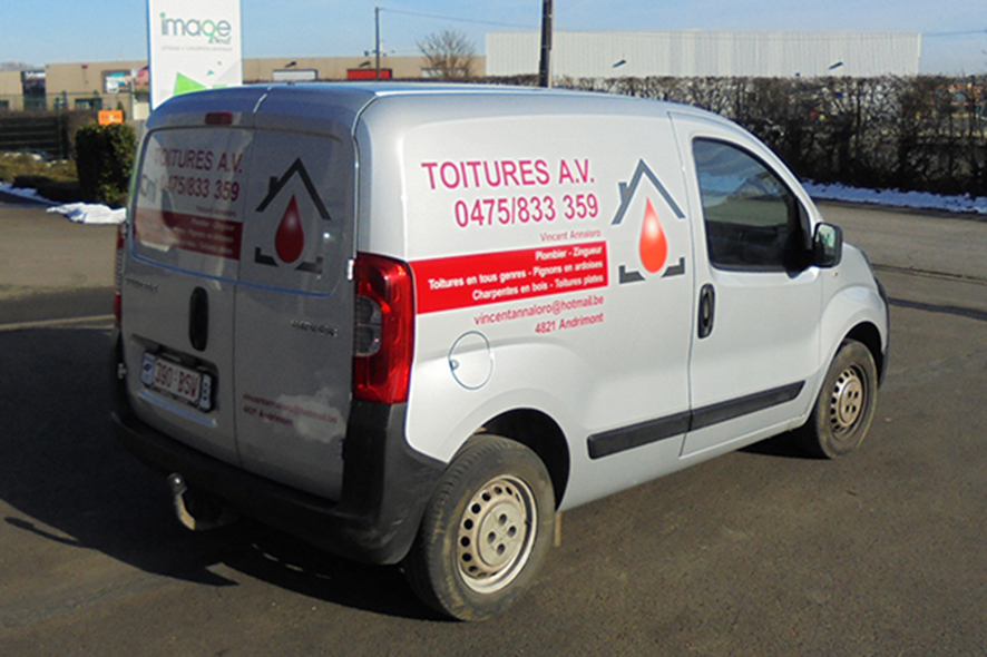 Lettrage camionnette