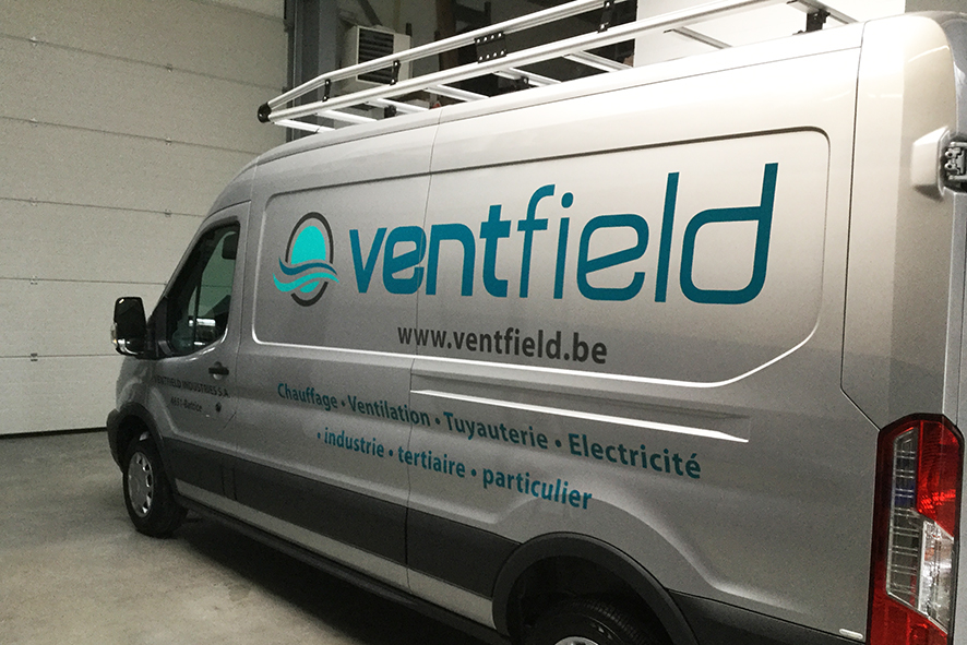 Lettrage camionnette