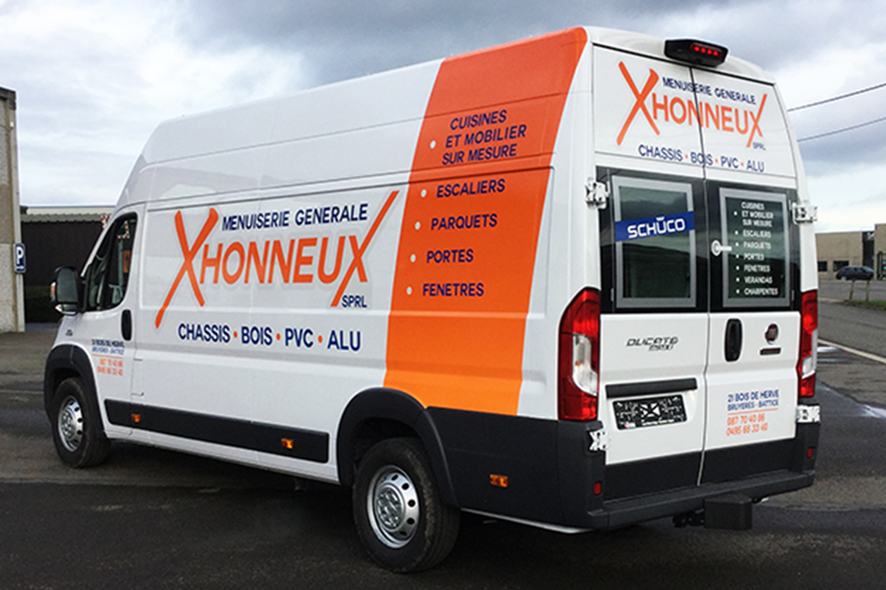 Lettrage camionnette