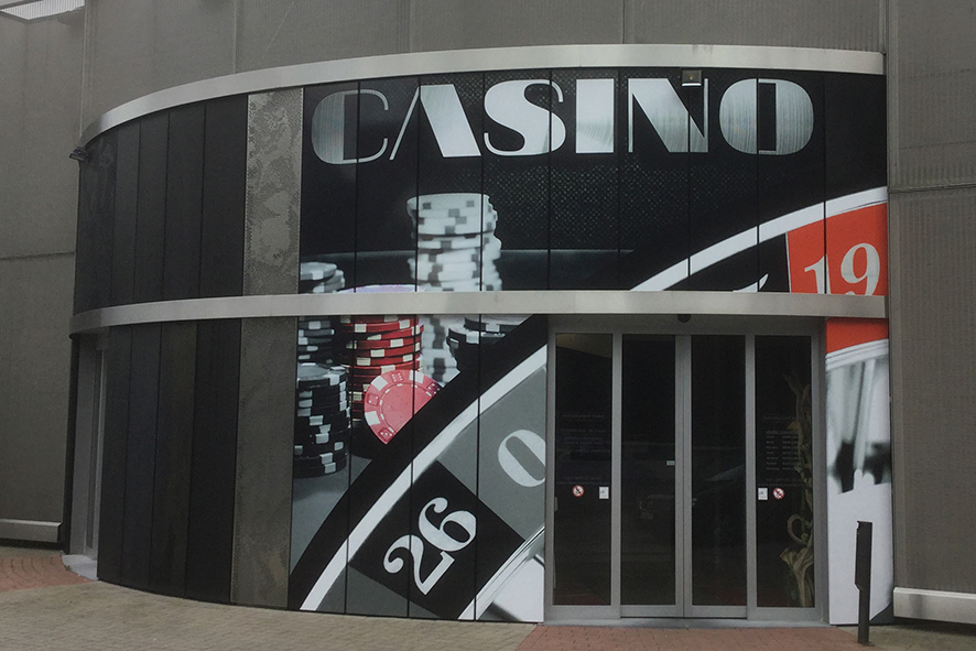 Lettrage vitrine impression digitale