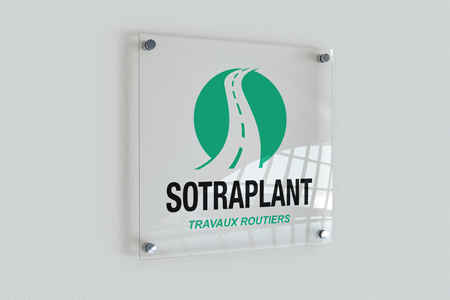 Lettrage enseigne plexi