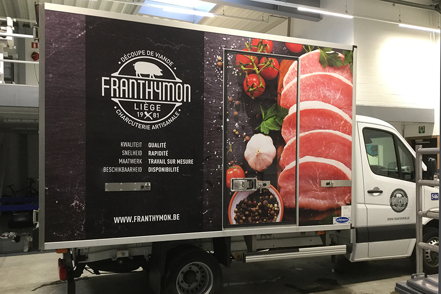 Lettrage camion impression digitale